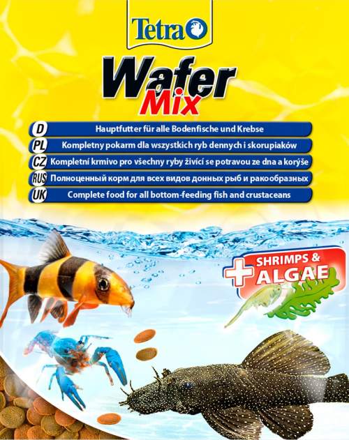 Tetra Wafer Mix корм-чипсы для всех донных рыб 15 г