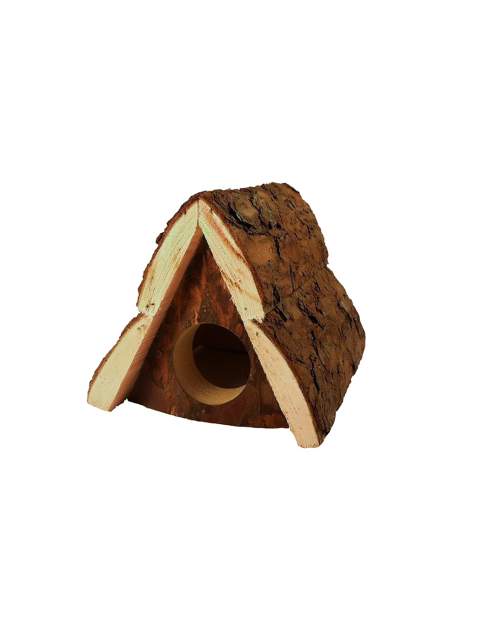 Домик для грызунов из неокоренного дерева Шалаш